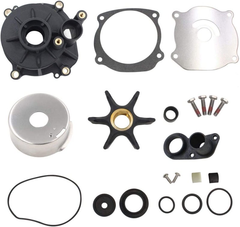 UanofCn Water Pump Repair Kit Replacement with Housing for Johnson Evinrude V4 V6 V8 85-300HP Outboard Motor Parts 5001594 - Image 1